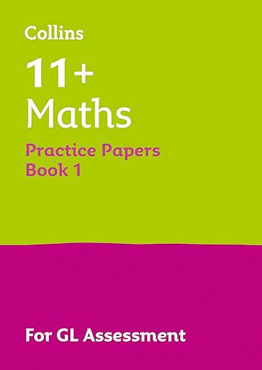 Book cover for 'Collins 11+ Maths Practice Papers Book 1'