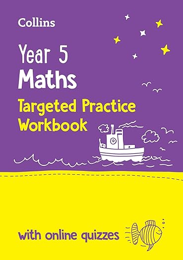 Book cover for 'Collins Year 5 Maths Targeted Practice Workbook'