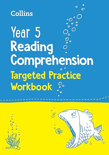 Book cover for 'Collins Year 5 Reading Comprehension Targeted Practice Workbook'