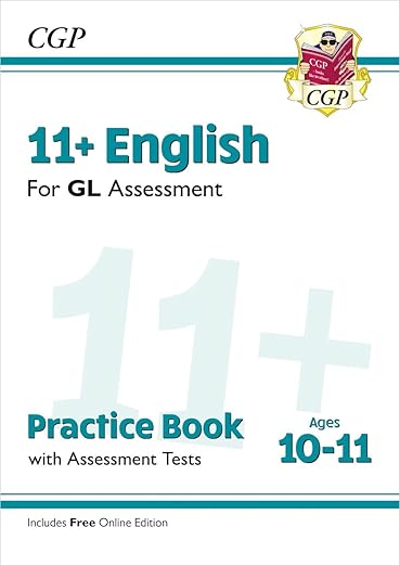 Book cover for '11+ GL English Practice Book & Assessment Tests - Ages 10-11'