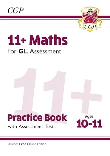 Book cover for 'CGP Maths Practice Book with Assessment Tests'