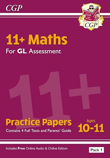 Book cover for 'CGP Maths Practice Papers Pack 1'