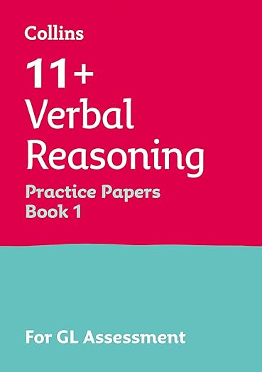 Book cover for '11+ Verbal Reasoning Practice Test Papers - Multiple-Choice'